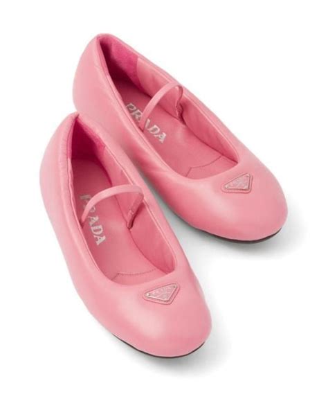 prada ballerina|Prada padded ballet flats.